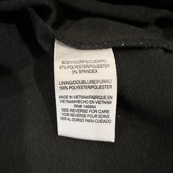 Julia Jordan Bow Strap Wide Leg Jumpsuit - Black - 2 - Picture 5 of 6